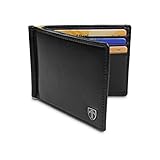 TRAVANDO Geldbeutel Männer mit Geldklammer VIENNA Kartenportmonai Herren Geldbörse Slim Portemonnaie Wallet Portmonaise Geldtasche klein Portmonee RFID Kreditkartenetui Brieftasche Kartenetui