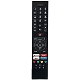 VINABTY RC43137P Ersatz Fernbedienung für Bush Digihome Techwood Finlux Electriq 30101759 RC43137 Intelligente LED-Fernseher mit Prime Video Netflix YouTube Freeview F Wiedergabetasten