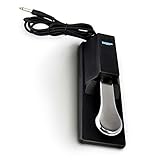 HQRP universell Sustainpedal Taster für Piano Fußpedal für Casio CT-670, CTK-150, CTK-350, CTK-4000, CTK-5000 Keyboards, Digitalpiano