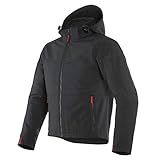 Dainese Ignite Motorrad Softshell Jacke, Schwarz Schwarz, 44