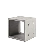 Lyon Beton Dice Regalement 37 x 37 cm - grau