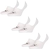 6 Paar Puma Socken Footie Sportsocken Invisible Gr. 35 - 46 Unisex, Farbe:300 - white, Socken & Strümpfe:39-42