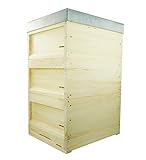 APIFORMERS Zander Beute - ZN 10 - aus Weymouthskiefer -Bienen - Nachhaltig - Imkereibedarf - 10 Waben - Massivholz - Naturprodukte - Tierzubehör