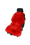 Leibersperger Felle Autofell-Sitzauflage Lammfell-Naturform in Farbe Rot