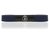 Brandery laces(90x7, navy blue)
