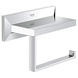 Grohe Allure Brilliant | Badaccessoires - WC-Papierhalter, ohne Deckel | chrom | 40499000