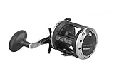 Okuma Classic PRO CLX-302Lxa Linkshand Multirolle, 420m 0,40mm Schnurfassung, 3,8:1 Übersetzung, Gewicht: 438g, Bremskraft: 6kg, Angelrolle zum Meeresangeln, Meeresrolle