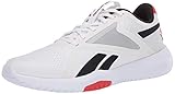 Reebok mens Reebok Flexagon Force 2. Cross Trainer, White/Black/Instinctive Red, 8.5 US