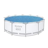 Bestway Flowclear™ Solarabdeckplane, Ø 356 cm, für runde 366 cm und 396 cm Aufstellpools , blau