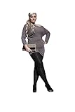 Adrian Damen Strumpfhose 60 Denier XXL-4XL, Schwarz