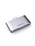 UGREEN USB C Adapter OTG USB Typ C Adapter kompatibel mit Galaxy S21/S20, Mate 40/30, MacBook Pro, MacBook Air USB C USB Hub mit 2 USB 3.0 Anschlüssen