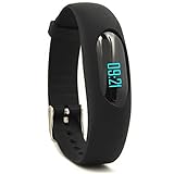 YAMAY Fitness Armband Schrittzähler Armbanduhr Ohne Bluetooth Aktivitätstracker mit Zeit Dtum Schrittzähler Kalorienzähler Entfernungsrechner Schlafmonitor für Damen Kinder Herren Ohne App Handy