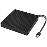 Externes CD DVD USB3.0 Laufwerk Brenner, Superdrive für Alle Laptops/Desktop Unter Windows und Mac OS für MacBook, MacBook Pro, MacbookAir, iMac ourvann