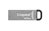 Kingston DataTraveler Kyson USB-Stick USB3.2, 64GB - mit stilvollem, kappenlosem Metallgehäuse