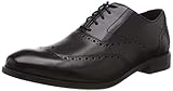 Clarks Herren Edward Walk Derbys, Schwarz (Black Leather), 45 EU