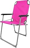 normani Ultraleichter Camping Alu-Klappstuhl - Angelstuhl Anglerstuhl Camping-Stuhl Faltbar bis 90 kg Belastbarkeit Farbe Rosa