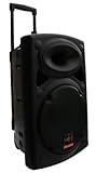 E-Lektron EL30-M Mobile PA Sound Anlage Akku-MP3-USB-SD inkl. Funkmikrofone 700W Soundsystem