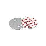UNITEC Magnethalterung für Rauchmelder | 70 mm Durchmesser | extrem stark | selbstklebend