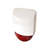 Safe2Home® hochwertige Funk Außensirene/Außenalarm 12 Volt für Funk Alarmanlage Safe2Home - GSM Alarmsytem - mit Repeater Funktion