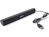 USB Computer Lautsprecher,Mini Soundbar Lautsprecher USB Stromversorgung,PC Lautsprecher Stereo Sound Lautsprecher für PC Desktop PS4 Tablets Laptop Checkout Schalter - Plug and Play