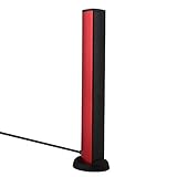 ASHATA Tragbarer USB Game Driver Lautsprecher Soundbar Subwoofer Lautsprecher für PS4 / Laptop/PC (schwarz)(rot)