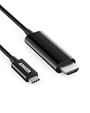 Anker USB-C auf HDMI Kabel, für 4K 60Hz Videoübertragung, Hochqualitativ und Langlebig, 180 cm langes Adapter Kabel, für Galaxy S9 / S8 / Note 8, MacBook Pro 13’’ / 15’’ und viele mehr