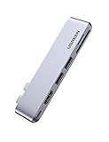 UGREEN USB C Hub kompatibel mit MacBook Air, MacBook Pro Adapter USB C mit 4K HDMI, USB-A 3.0 Datentransfer, SD & microSD Speicherkartensteckplatz, USB-C (100W PD)