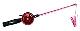 Fladen Fishing Kinder Angel Krebsangel Schwarz / Pink / Grün 40cm - Kinderangel Krebs & Krabben Rute (Pink)