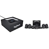 Logitech Z906 3D-Stereo-Lautsprecher (mit 5.1 Dolby Surround Sound, THX, 1000 W, ideal für Fernseher und Wohnzimmereinrichtungen) + Bluetooth Audio Adapter schwarz