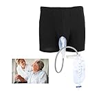 Urinbeutel, Urinsammler, Urinbeutelhose Herren Wearable Inkontinenzhose Urinalsystem mit Auffangbeutel Tragbarer auslaufsicherer Pee Katheter Halter Verhindern peinliches für ältere Menschen