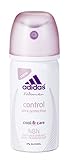 adidas adidas Control für Frauen Anti-Transpirant Spray 35ml Reisegröße, 35 ml