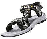 CAMEL Mens Outdoor Wandern Walking Sandalen Sport Verstellbare Träger Sommer Wasserschuhe für Strand, Fisch, Trekking-Grau-44 EU/9 UK