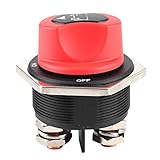 WIWIR Batterie-Trennschalter Batteriehauptschalter MAX DC 32V 300A CONT 450A INT Wasserdicht Auf/Aus Autobatterie Isolator Schalter für Marine Boat Caravan Car Vehicles Yacht Bus