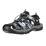 GRITION Outdoor Sandalen Herren, Verstellbaren Trekkingsandalen Herren Wandersandalen Geschlossene Zehe zum Sommer Sport Strand 41EU