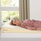 maxVitalis orthopädisches Bett Keilkissen reflux, Bettkeil 90 cm, Visko-Mineralschaum, Matratzenkeil gegen Kopf- und Rückenschmerzen, Dekubitus, Refluxkissen, Matratzenerhöhung (90 x 100 cm)