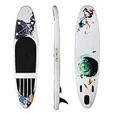 XIUYU Aufblasbarer Stand Up Paddle Board -Board Surfbrett Kayak Surf Set 10'6'X31 X6 mit Rucksack, Leine, Pumpe