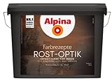 Alpina Farbrezepte Rostoptik bis 10m² Set Rost Optik Kreativ Effekt Rostfarbe