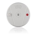 Blaupunkt Funk-Hitzemelder HD-S1 I Zubehör für Blaupunkt Alarmanlagen I Hausalarm I Brandmelder I Hitzewarnmelder für Küchen, Bad, Keller, Garage I Integrierte Sirene 96 dB I 1 Stück I Weiß