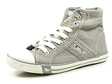 MUSTANG Damen 1099-502 Hohe Sneaker, Grau (Silbergrau 932), 39 EU