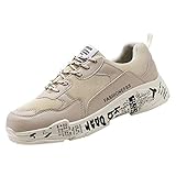 HEETEY Herren Turnschuhe, Männer modische lässige Schnürung atmungsaktiv Sport Laufschuhe Sportliche Turnschuhe Sneaker Laufschuhe Sportschuhe Air Turnschuhe Running Fitness Sneaker