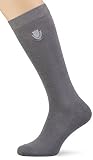Pfiff 100322 Unisex-Reitstrumpf kariert, Gray, 34-36