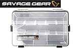 Savage Gear Lure Box 35,5 x23x5cm - Wasserdichte Angelbox, Tacklebox, Köderbox, Anglerbox, Kunstköderbox, Boxen für Gummiköder, Wobbler, Angelköder