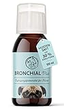 Annimally Hustensaft für Hunde und Katzen I Bronchial Plus 100ml Saft bei Husten beim Hund - Reich an Thymian, Echinacea, Spitzwegerich & 11 weiteren Atemkräutern