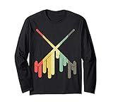 Hockey Geschenk Retro Hockey Schläger Feldhockey Langarmshirt