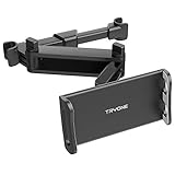 Tryone Tablet Halterung Auto, Tablet Halter Kopfstütze - Ausziehbare Kopfstützenhalterung für iPad iPhone Serie/Samsung Galaxy Tabs/Kindle Fire HD/Nintendo Switch usw. 4,4-11 Zoll Geräte