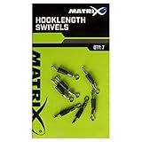 Fox Matrix Hooklength Swivels - 7 Angelwirbel, Größe:14