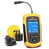 LUCKY Fishfinder Fischfinder 100M / 328ft Portable Angeln Sonar Sensor Verkabelt LCD Tiefe Finder Echolot