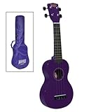 Korala Sopran-Ukulele m. Tasche lila