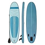 XIUYU Aufblasbarer Stand Up Paddle Board -Board Surfbrett Kayak Surf Paddle Set 305X76X15CM mit Rucksack, Leine, Pumpe
