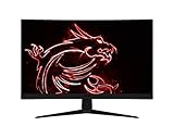 MSI Optix G27C5 Gaming-Monitor, gebogen, 27 Zoll, LED, FullHD, 165 Hz, 1920 x 1080p, 16:9, Panel VA, 1500R, 1 ms Antwort, 250 Nits, Anti-Glare, NTSC 0.85 und SRGB 1.1.1.1.1.1 5 schwarz